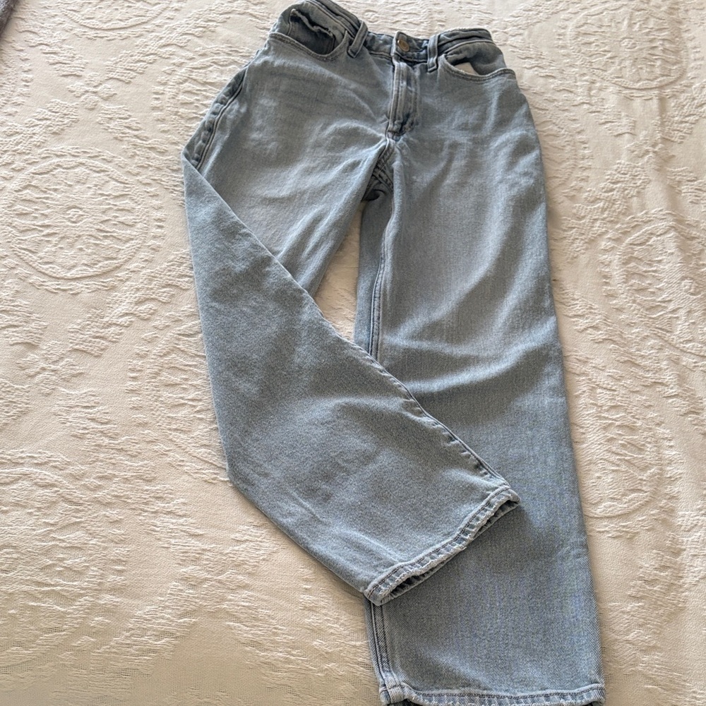 Hollister Girls Gently Loved Sz 23 Short Curvy Ultra-hi-rise Dad Jeans